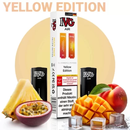 IVG AIR Pods – Yellow Edition (2er Pack) - IVG / 20mg/ml / 2ml / Nein