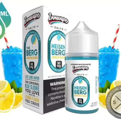 Heisenberg Lemon Sour Innevape Salts 30ml - Vape Product, Vape Product