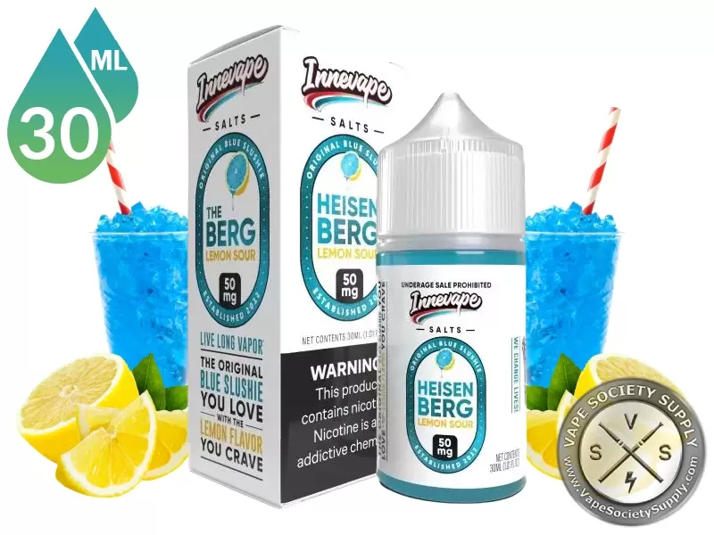 Heisenberg Lemon Sour Innevape Salts 30ml - Vape Product, Vape Product