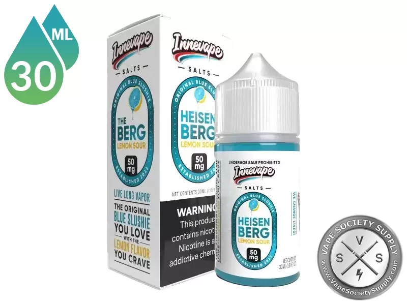 Heisenberg Lemon Sour Innevape Salts 30ml - Vape Product, Vape Product - Image 3
