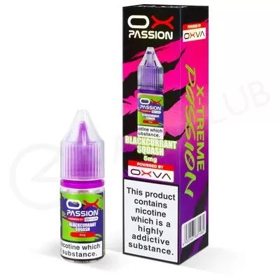 Blackcurrant Squash Nic Salt E-Liquid by Ox Passion - Ecigpremium