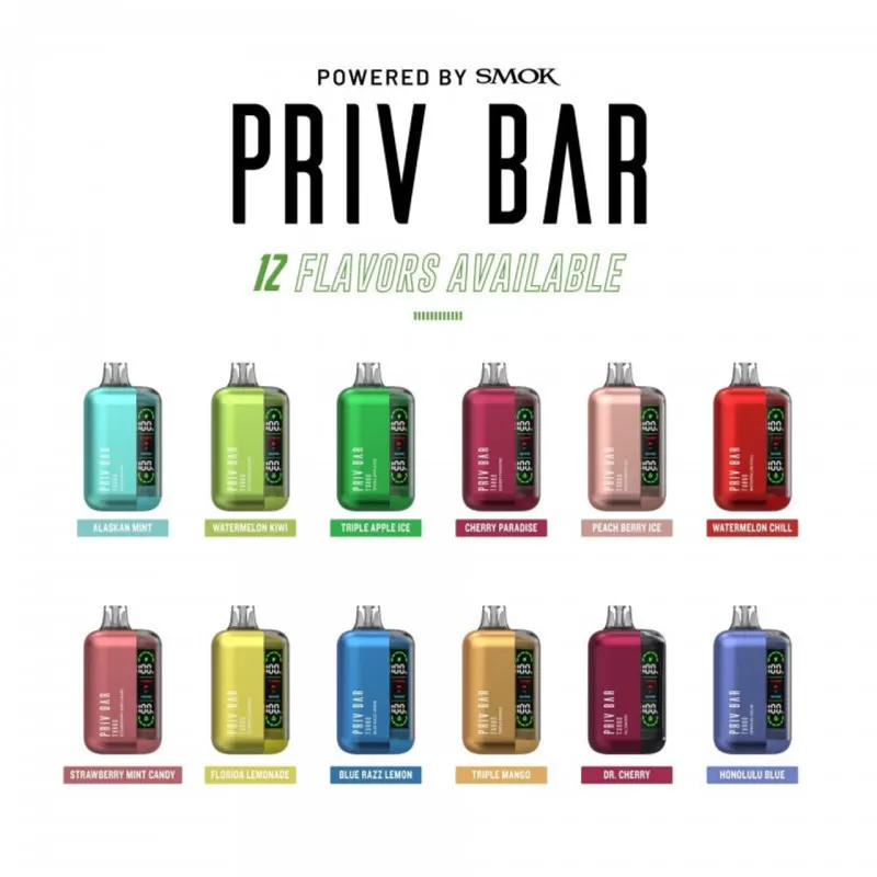 PRIV Bar Turbo 15000 - Blue Razz Lemon - Vapeciga - Image 3