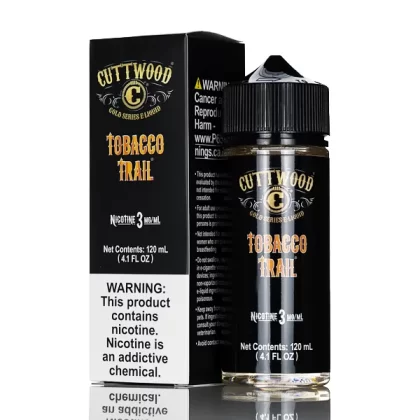 Cuttwood Classic E-Liquid - Tobacco Trail - 120mL - 3mg