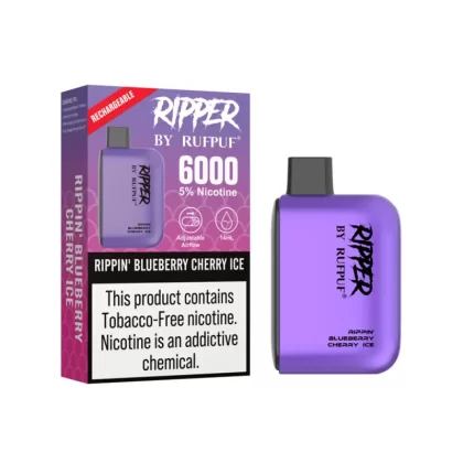 Ripper Blueberry Cherry Ice Vape 6000 Puffs