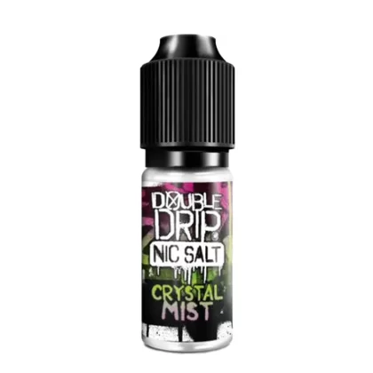 Double Drip Crystal Mist Nic Salt Vape Juice - 10 Pack - Strength 20mg