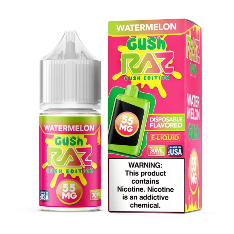 RAZ Salt "GUSH EDITION" - Watermelon Gush - 30ML E-Liquid - 35MG