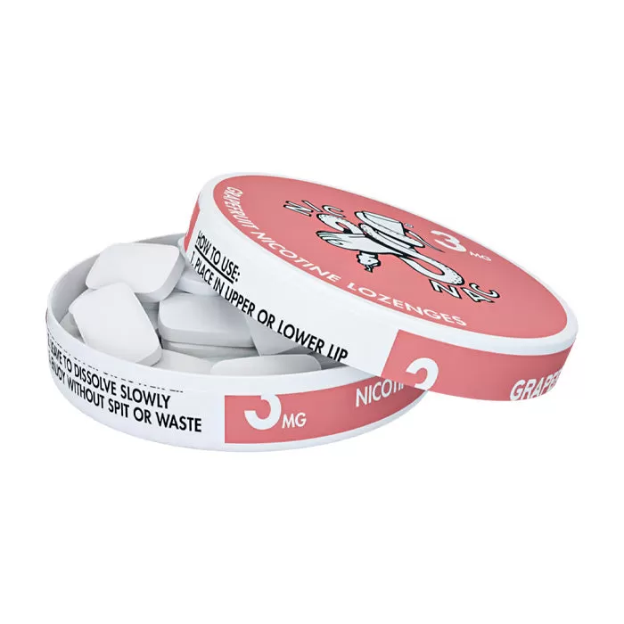 Nic Nac Grapefruit Nicotine Lozenges - 15 per can - 6 mg
