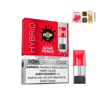 POP HITS HYBRID PODS – SOUR PEACH