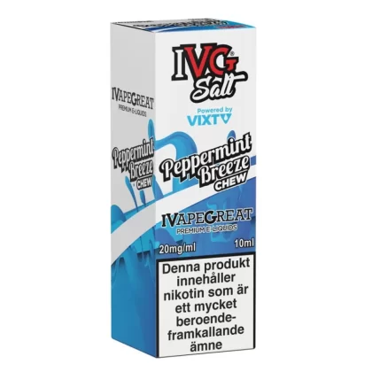 IVG Salt Peppermint Breeze 10ml 20mg – e-juice med nikotinsalt