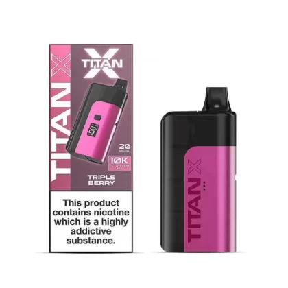 Titan X Prefilled Pod Kit Triple Berry - Nicotine Strength#20mg