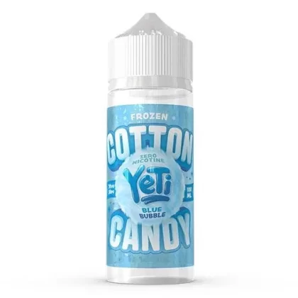 FROZEN COTTON CANDY BLUE BUBBLE E-LIQUID BY YETI 100ML 70VG