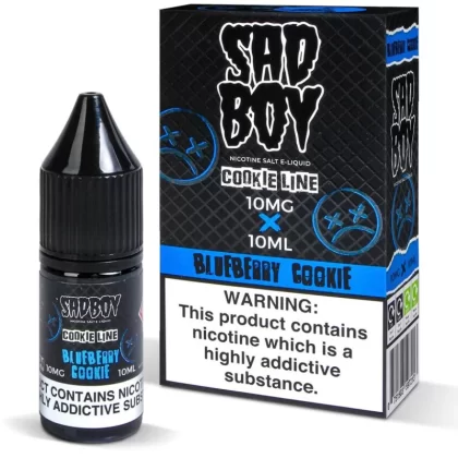 Sadboy Blueberry Cookie Nic Salt Vape Juice - 10 Pack - 10mg