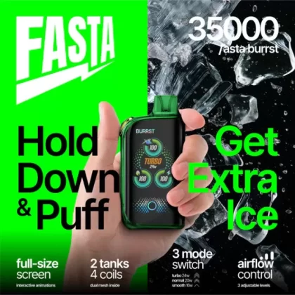 Fasta Burrst 35000 - Strawberry Banana