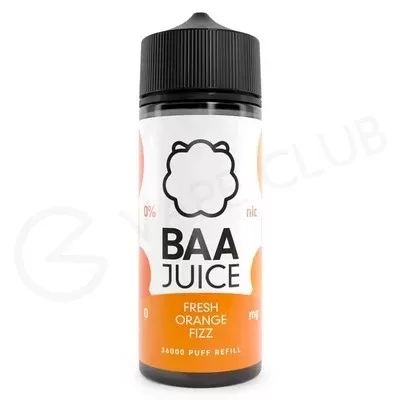 Fresh Orange Fizz Shortfill E-Liquid by Baa Juice 100ml - Ecigpremium