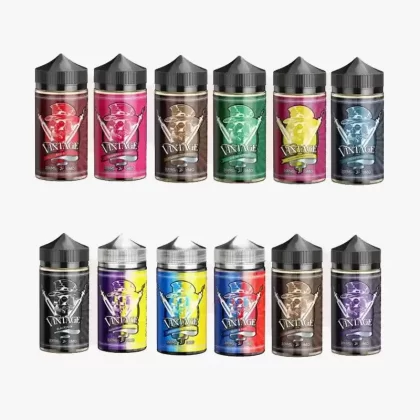 Vintage 200ml E Liquid - Blue & Red