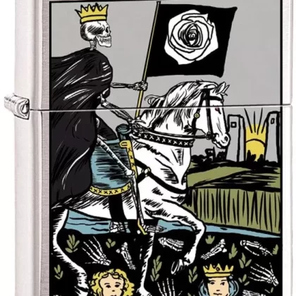 Zippo Lighter – Tarot Deck Card Thirteen Psychic Mystic