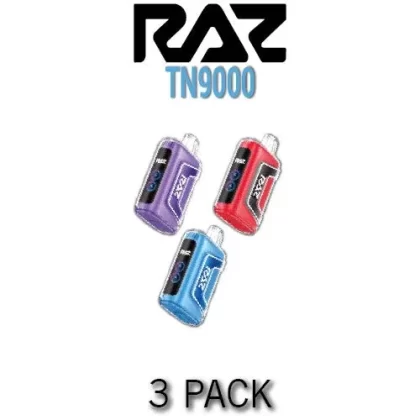 Raz TN9000 Disposable Vape Device | 9000 Puffs – 3PK