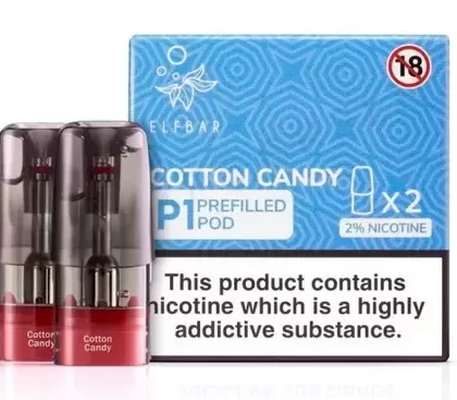 Cotton Candy Elf Bar Mate P1 Prefilled Pod - Ecigdepot