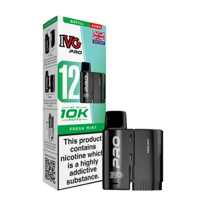 Fresh Mint IVG Pro 12 Refill Pack - 20mg
