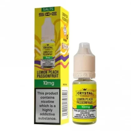 SKE Crystal Lemon Peach Passionfruit Nic Salt E Liquid – Original Series (10ml)