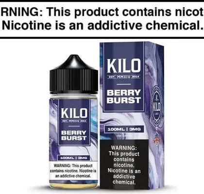 Berry Burst by KILO E Liquid 100ML - Vape Product, Vape Product (154D8A)