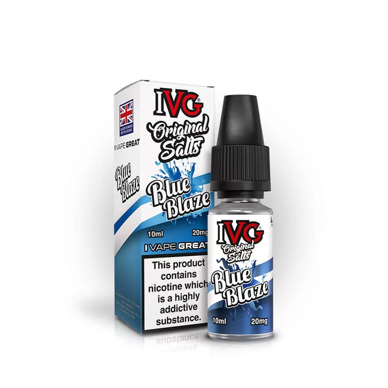 IVG Original Salts Blue Blaze 10ml E-Liquid - 10mg - Image 2