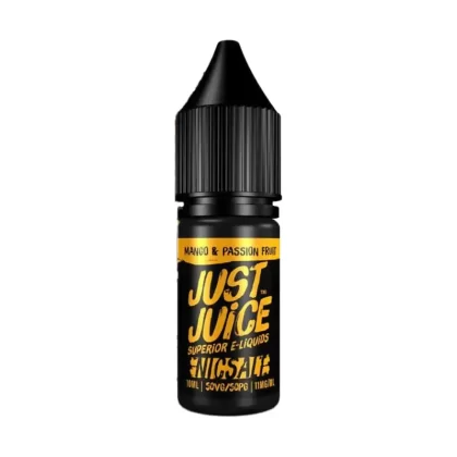 Just Juice Mango & Passion Fruit Nic Salt Vape Juice - 10 Pack - Strength