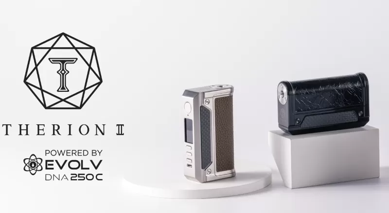 LVE Therion 2 DNA250C 200W Box Mod (Lost Vape) - Black, Blue (814F22)