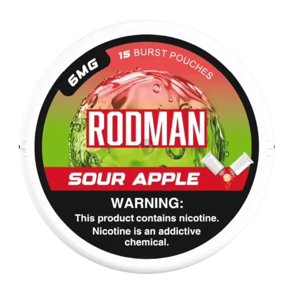 Rodman Sour Burst Nicotine Pouches - Eciggity