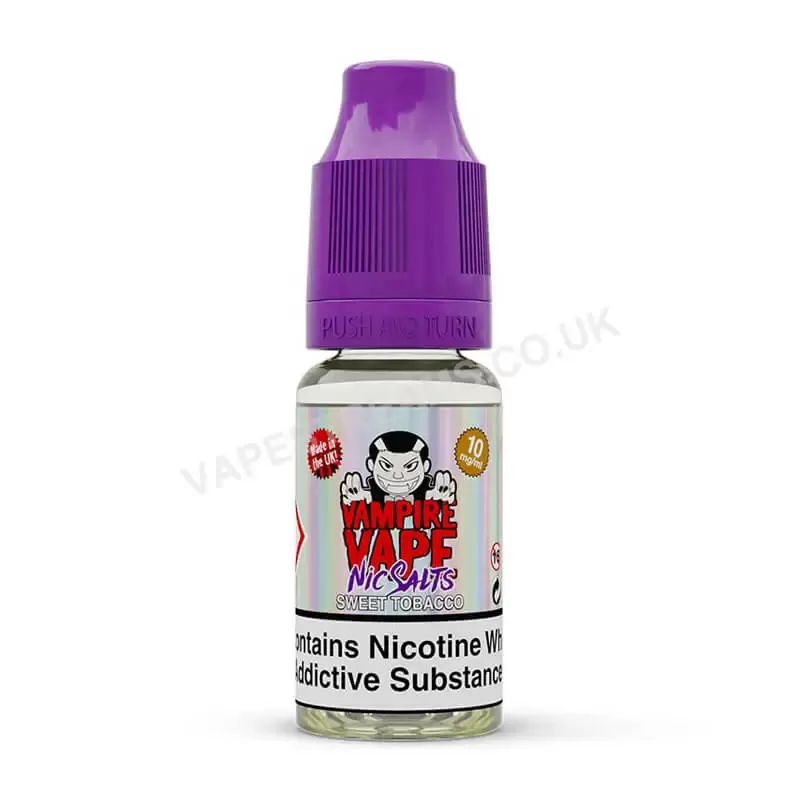 Sweet Tobacco Nic Salt E-Liquid by Vampire Vape - Vapestreams Co