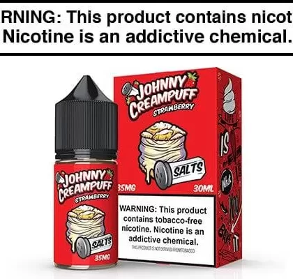 STRAWBERRY BY JOHNNY CREAMPUFF SALTS 30ML - Vapejuice