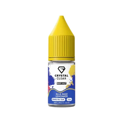 Crystal Clear Bar Salts Blue Razz Lemonade Nic Salt Vape Juice
