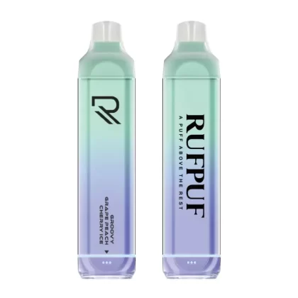 RUFPUF GROOVY GRAPE PEACH CHERRY ICE DISPOSABLE VAPE 7500 PUFFS (50 mg)