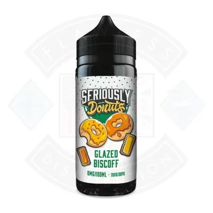 Doozy Vape Seriously Donuts Glazed Biscuit 0mg 100ml Shortfill - Eliquidsupply