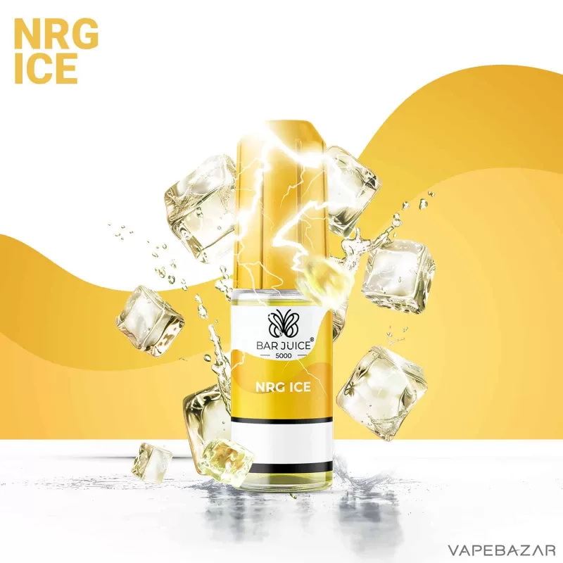 Bar Juice 5000 Nic Salt – NRG Ice - 10mg/ml, 20mg/ml; Glycerin, Nikotin-Benzoat