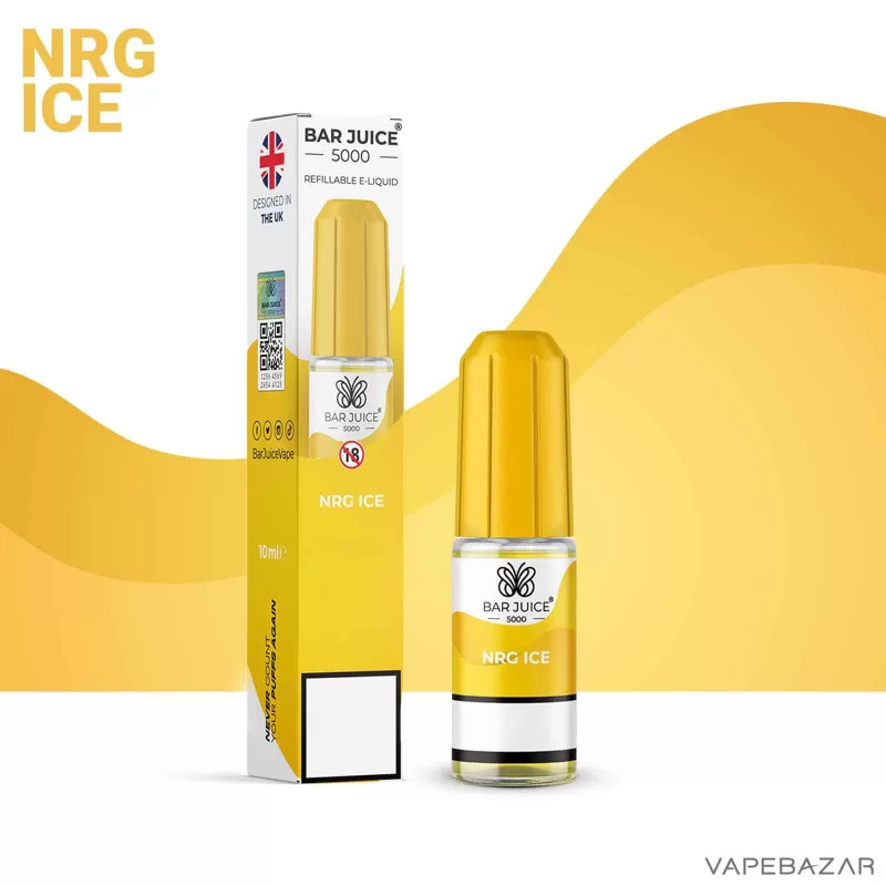 Bar Juice 5000 Nic Salt – NRG Ice - 10mg/ml, 20mg/ml; Glycerin, Nikotin-Benzoat - Image 2