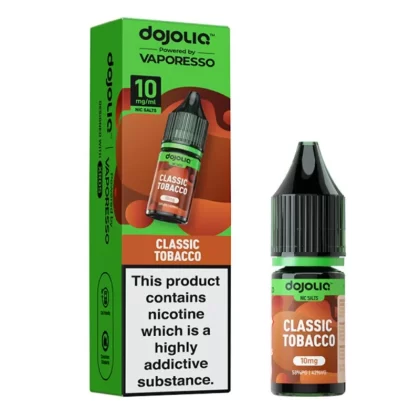 Classic Tobacco Nic Salt E-Liquid by Dojoliq (10ml) - 20mg