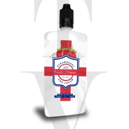 STRAWBERRIES AND CREAM 100ML SHORTFILL E-LIQUID BY TOTALLY VAPOUR