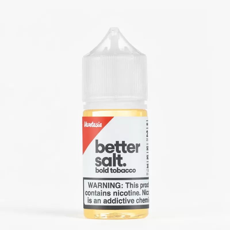 Better Salt – Royal Tobacco 30mL Salt Nicotine, Pre-steeped - Vape Product, Vape Product (F2199D)