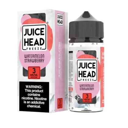 Juice Head Watermelon Strawberry Chilled Vape e-Liquid 100mL - Vape Product, Vape Product