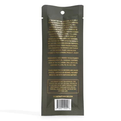 Secret Nature Orange Royale CBD Vapes