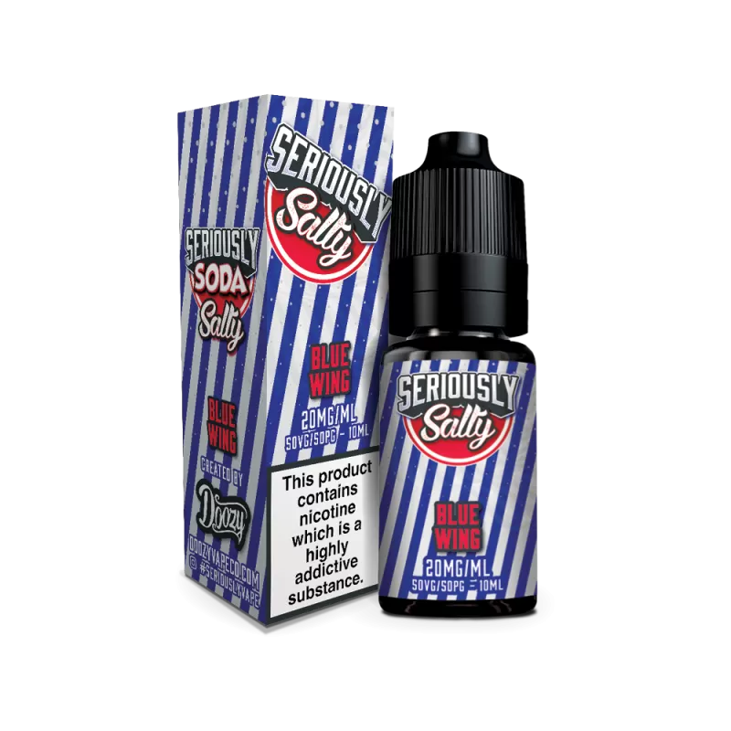 Blue Wing Nic Salt by Seriously Soda Salts 10ml