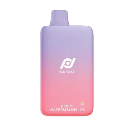 Pod Pocket Disposables [7500 Puffs] – Berry Watermelon Ice (CLEARANCE)