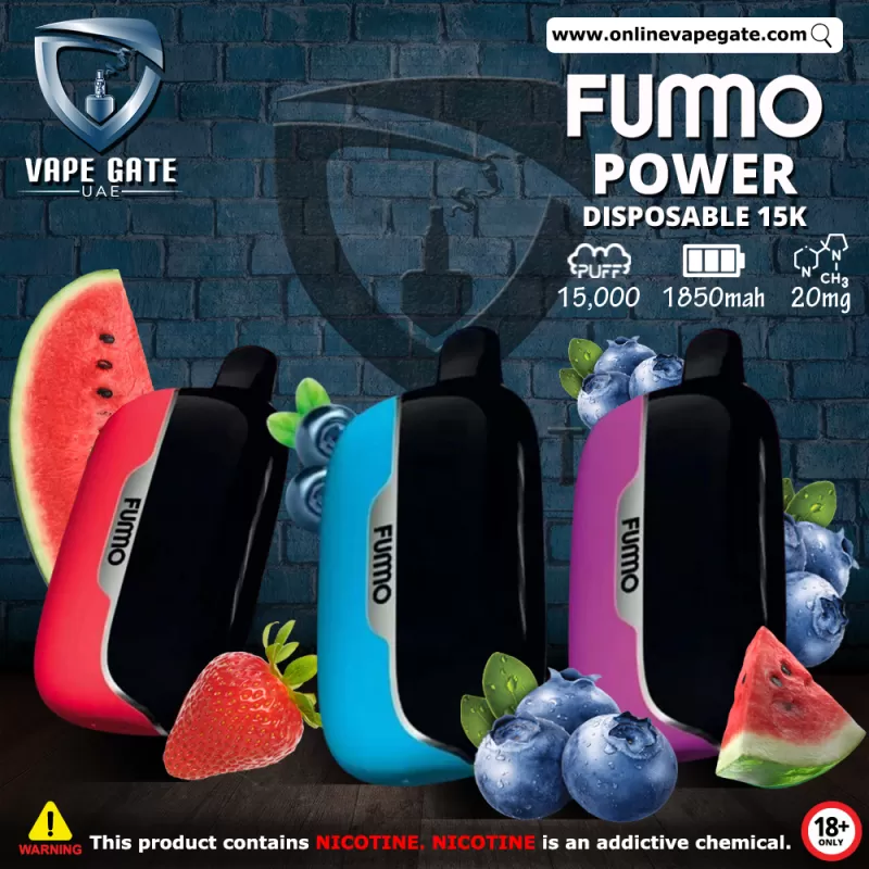 Fummo Power Disposable Vape (15,000 Puffs) - Watermelon / 20 mg