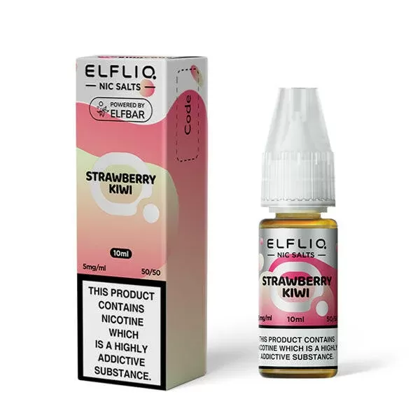 Elfliq Strawberry Kiwi Nic Salts by Elf Bar