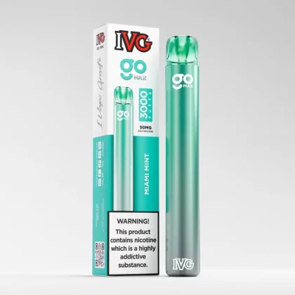 IVG Go Max 3000 Puffs Disposable Vape – Miami Mint (50mg)
