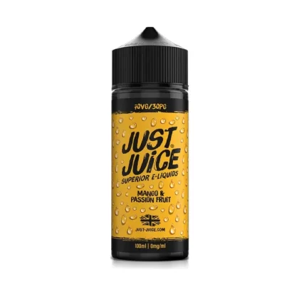 Mango & Passionfruit 100ml Shortfill E-Liquid by Just Juice