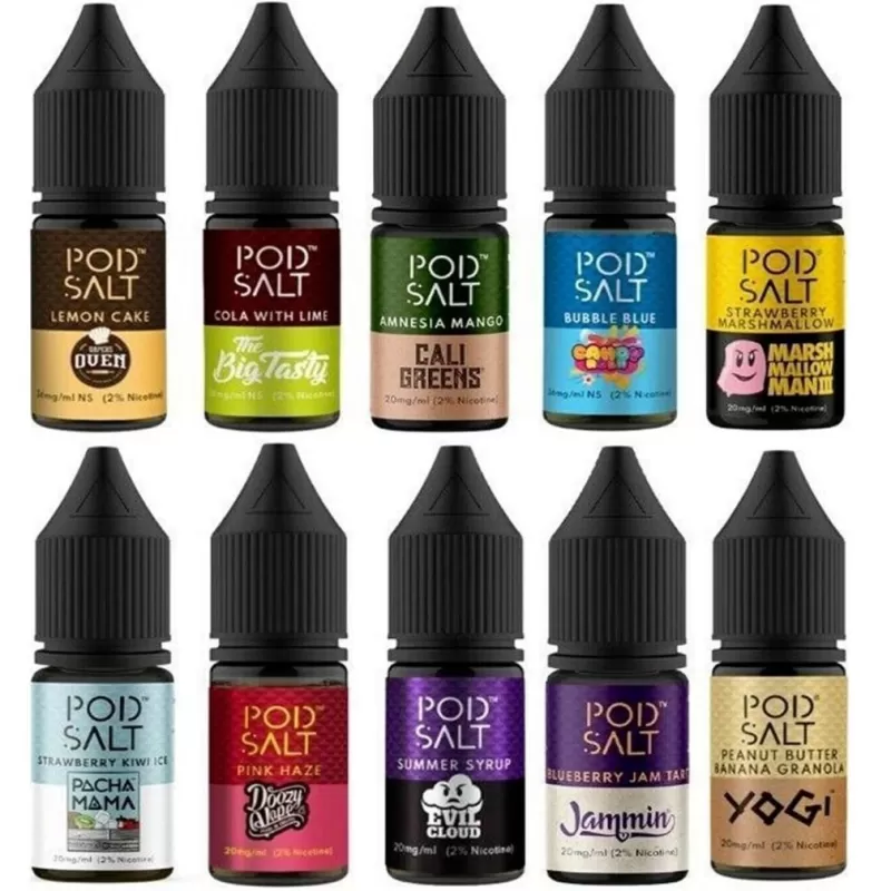 50 Pod Salt Vape Juice Nic Salts Wholesale & Bulk Prices – 10ml – TPD - Vapestorm Co