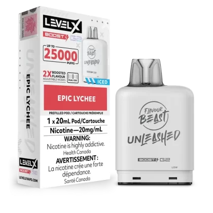 EPIC LYCHEE – LEVEL X FB UNLEASHED BOOST (20mL)