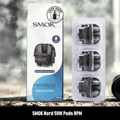 SMOK Nord 50W Pods RPM NORD LP2 Replacement Pod Cartridge in Dubai UAE - LP2 Empty Cartridge, NORD Empty Cartridge